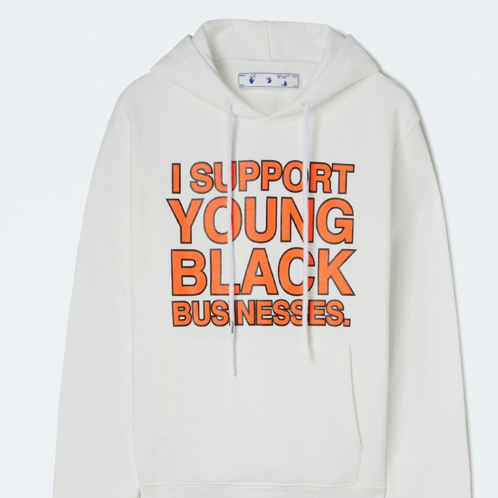 OFF-WHITE - Isybb White Hoodie - Medium